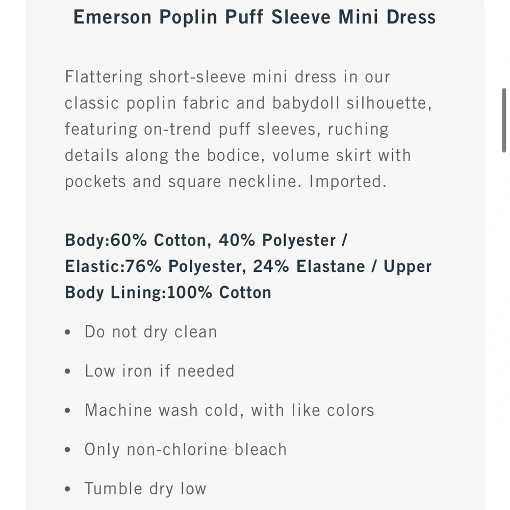 NWT Abercrombie & Fitch Emerson Floral Mini Dress - Picture 5 of 5